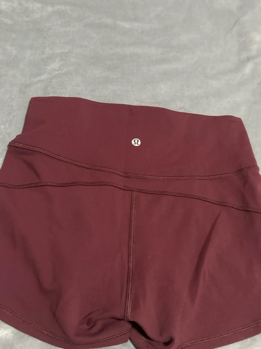 lululemon athletica Deep Burgundy High-Rise Bike Shorts